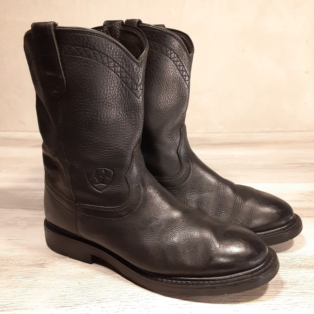 Ariat Mens ATS Equipped Work Boots Sz.13/Black Leather/10002422(37201) Workhog